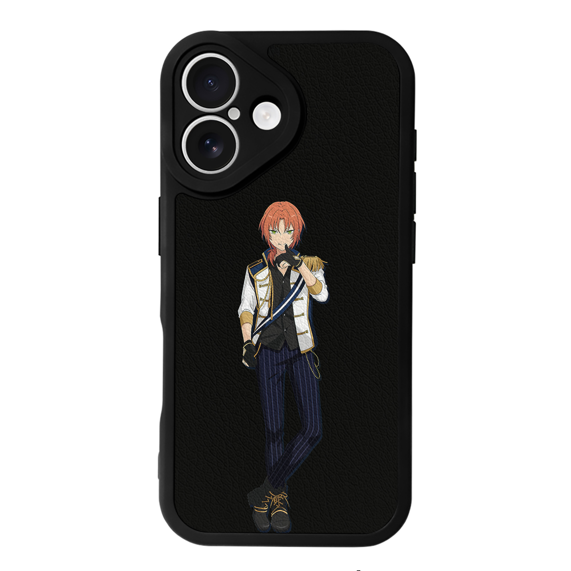 （画像用） あんさんぶるスターズ! Ensemble Stars 【iPhone 16シリーズ対応】シリコンスマホケース（レザー調） 材質：シリコン